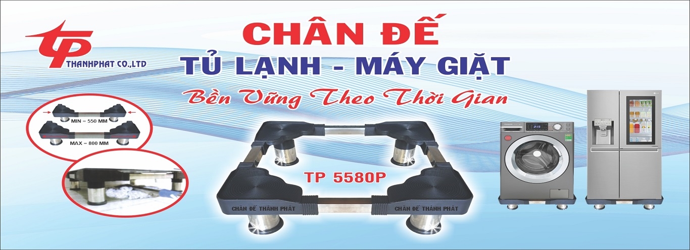 Chân đế tủ lạnh máy giặt