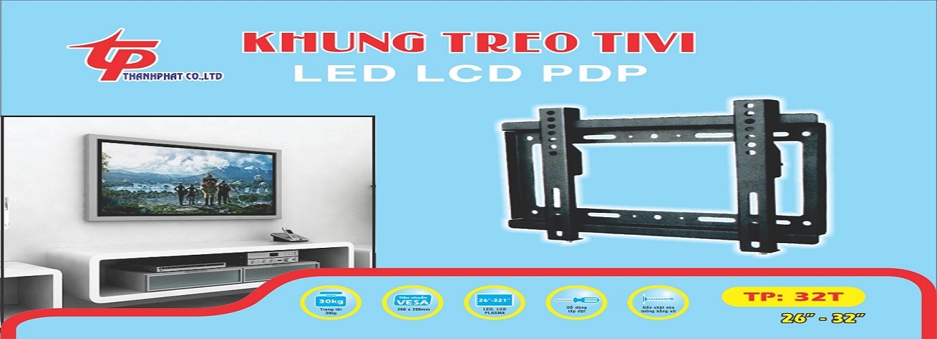 khung treo tivi LED 32T xanh dương